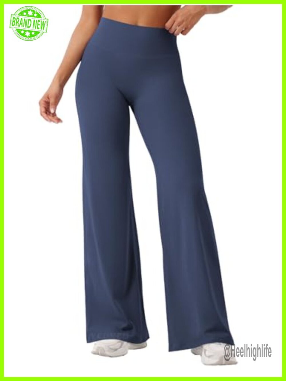 YEOREO Straight Leg Workout Leggings High Waisted Yoga Pants Gym